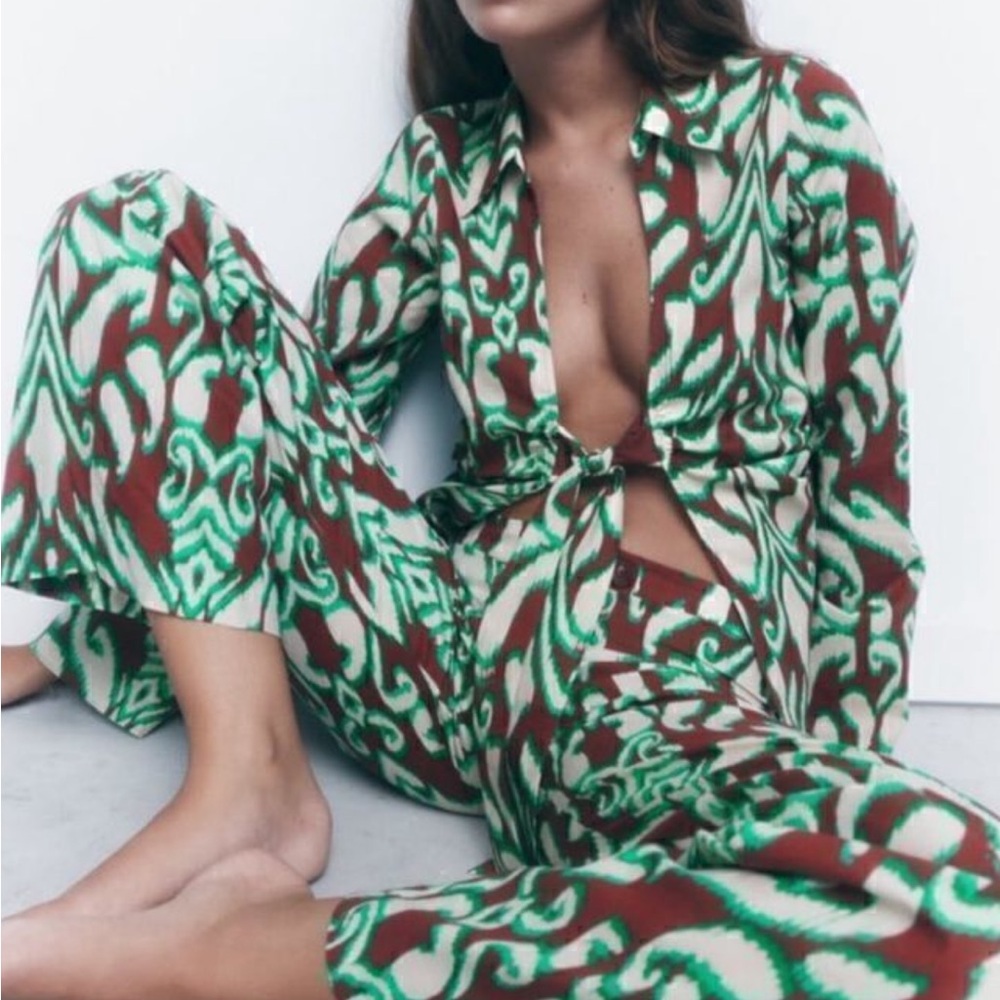 Zara Selena Blouse and Trouser set